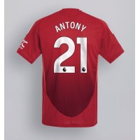 Camiseta Manchester United Antony #21 Primera Equipación 2024-25 manga corta